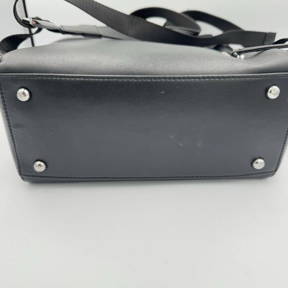 BOSTANTEN Black Genuine Leather Backpack Purse - Picture 5 of 9